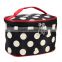 2016 Novelty Portable round cosmetic bag for makeup tools/zipper toiletry storage bag,pot pattern,YX-CB-02