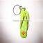 cheap personalized pvc slippers keychain