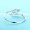 Solid Silver With Opal Stone Fashion Bangle Jewelry Type Bracelet