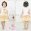 2016 New arrival baby cotton top designs birthday party dress for girls,special design wedding lace baby girl tutu dress