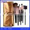 Bamboo brush, wooden brush, make up brush set, different types of makeup brushes