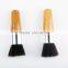 Single flat round cosmetic makeup duo fiber stippling brush duo fibre brushes