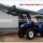 Tractor with pallet fork, quickly model, also add 4in1 bucket