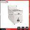 Single Tank Deep Gas Fryer For Commercial Catering Equipment