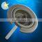 Portable gas can valve with black cap