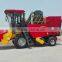 Mini 4 rows maize harvester with husker