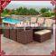 Latest dining furniture10 seats design modern outdoor luxury dining set