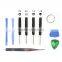 Wholesale 10 in 1 repair tool for iphone,cell mobile phone repair tools kit