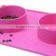 Silicone No Slip Large Dog Water Bowl Mat
