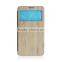 2015 New Real Wood Leather Wallet Flip Phone Case For Samsung Galaxy Note3,wood flip leather case