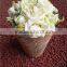 Custom Garden Decor natural wooden flower pot