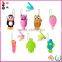 Funny Nail clippers with animal silicone holder gift atcher
