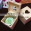 Wooden Square Box For Christmas Surprising Gift Solid Pine Wood Box With Lid and Lock High Quality Gift Or Cosmetics Package Box