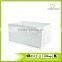 Durable Flower Patter Rectangle Metal Punched Storage Basket