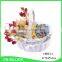 Wholesale white wicker valentine gift basket supplier