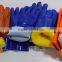 DDSAFETY 2017 Orange Pvc Glove For Oil Proof