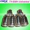 hign automotive part exhaust system universal double muffler tip