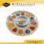 Round shape santa tree 100% melamine dessert cake food plate