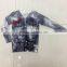 Children's no hand feeling reactive printing 100% cotton cardigan sweater