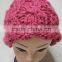 Fashion Crochet Most Popular 100%acrylic Knitted Hat for Winter