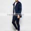2016 Men's Hot Sale long Button Trench Coat With Belt In Navy