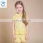 Fashion Puff Sleeve Girls Boutique Clothing Set Wholesale Children's Clothes