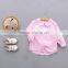 S33435W Girls Long Sleeve Shirt Baby Girls White Blouse Brand School Casual Shirts