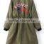 Runwaylover EY1053C Army Green Women Padded Winter Parka Jacket Parka Coat