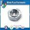 Made in Taiwan Galvanized Steel Plain Steel Stainless Steel Hexagon Weld Nut