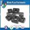Made in Taiwan Plain Finish Steel Heavy Black Phosphate Zinc Plated Steel Square Nut