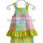 2017 Best Online Shopping Clothes Easter Holiday Ribbon Boutique Clothing Set For Girl