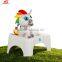 hot selling soft stuffed plush toy mascot rainbow unicorn
