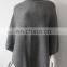 12gg Rib Knitted Women's Turtleneck Cashmere Ponchos