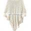 fashional pretty popular soft warm ladies knit poncho