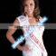 Wholesale sash hot elegant custom pattern crystal glass award medal