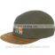 custom 5 panel hats,custom eather patch 5 panel hats,leather strap 5 panel hats