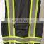 Custom fabric 2017 hot selling sleeveless reflective waistcoat