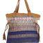 Vintage Stripe Brocade Kantha Bags Wholesale Indian Sari Kantha Bag