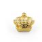 Hip Hop Gold Single Teeth Grillz Rhinestone Crown Removable One Top Fang Tooth Caps