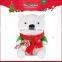 Stuffed Animal White Cute Bear Plush Soft Toys for Chrismas