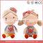 Wholesale Custom Cute First Love Happy Fabric Girl Rag Doll for Sale