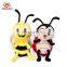 Insect Shaped Stuffed Baby Toy Plush Cartoon Bee for kids