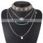 Hot selling fashion jewelry multilayers Choker necklace setting