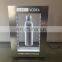 customized acrylic made magnetic floating wine bottle display