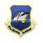 custom cheap promotional 100% polyester overlock embroidery patch logo