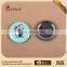 Top High Quality 25MM Cloth Tin badges With Silkscreen Logo Factory