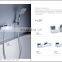 Hot sale public bathroom in-wall brass automatic thermostatic shower faucet