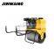 Hand push human drive 450mm single drum mini case road roller for sale