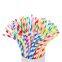 Bendable Paper Straws, Biodegradable Colorful Drinking Straws for Juices, Shakes, Smoothies, Birthday, Wedding, Anniversary Decorations, Party Supplies