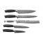 5 Pieces stainless steel nonstick coating blades chef knives set
